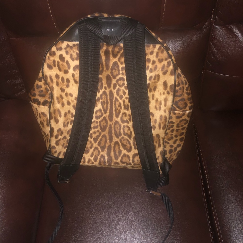 AMIRI Leopard Print Backpack, Large. - Picture 3 of 4
